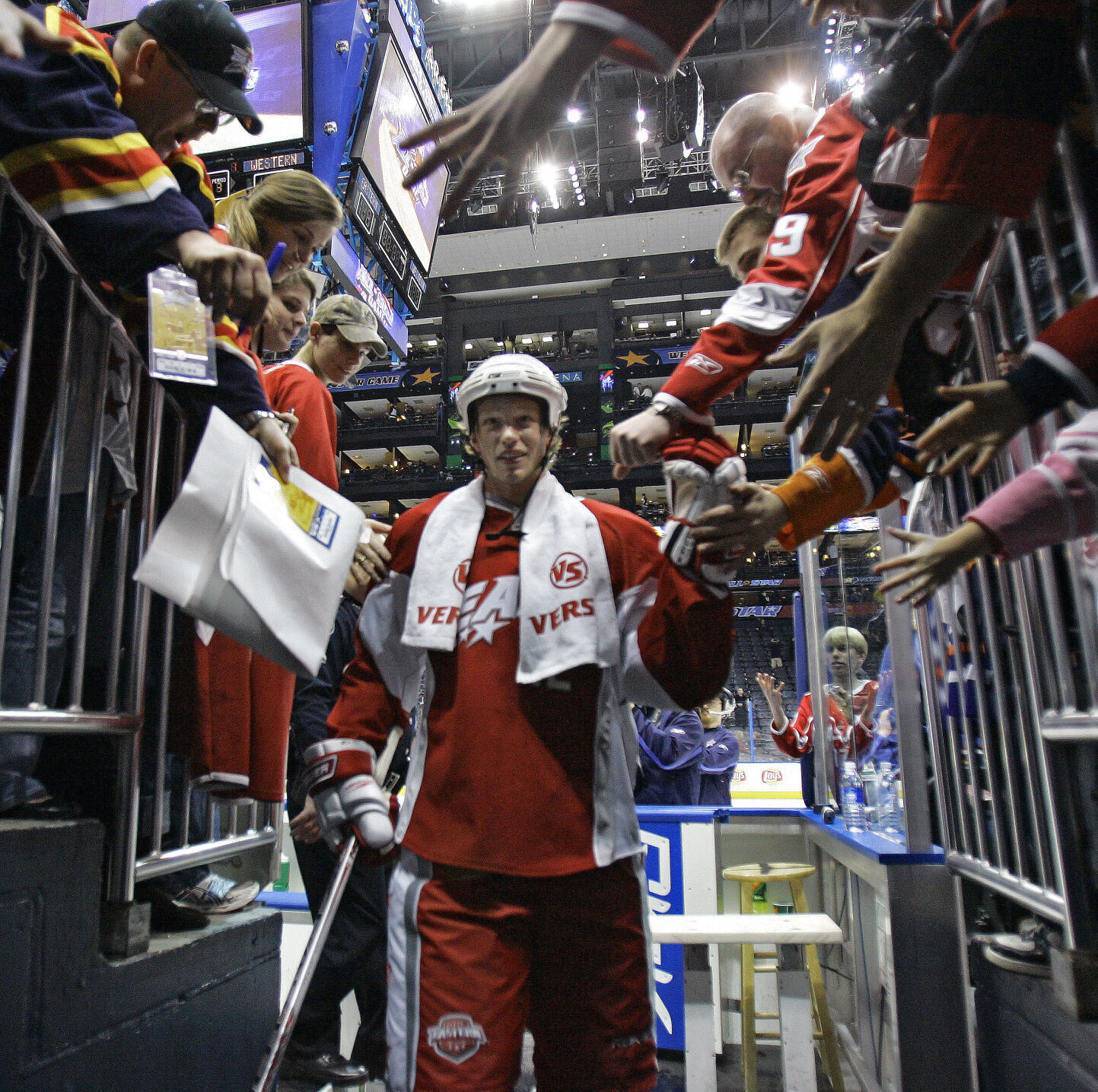 2008: Eric Staal wins most valuable player award in the NHL All-Star game